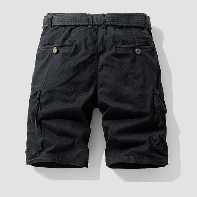 New Summer Men Cargo Shorts Mens Fashion Cotton Beach Multi Pocket Shorts Man Spring Casual Joggers Shorts Male Dropshipping