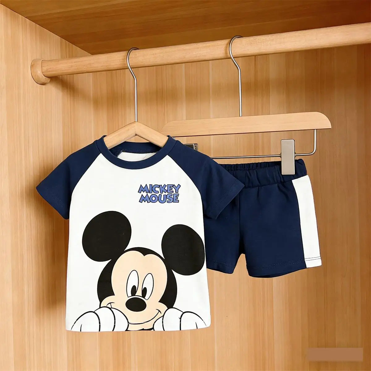 Lovely Tshirt+Shorts Two Piece Set 1-4Years Old Girls Boys Short-sleeved Outfits Toddler New Casual Sports Clothes Baby Clothes