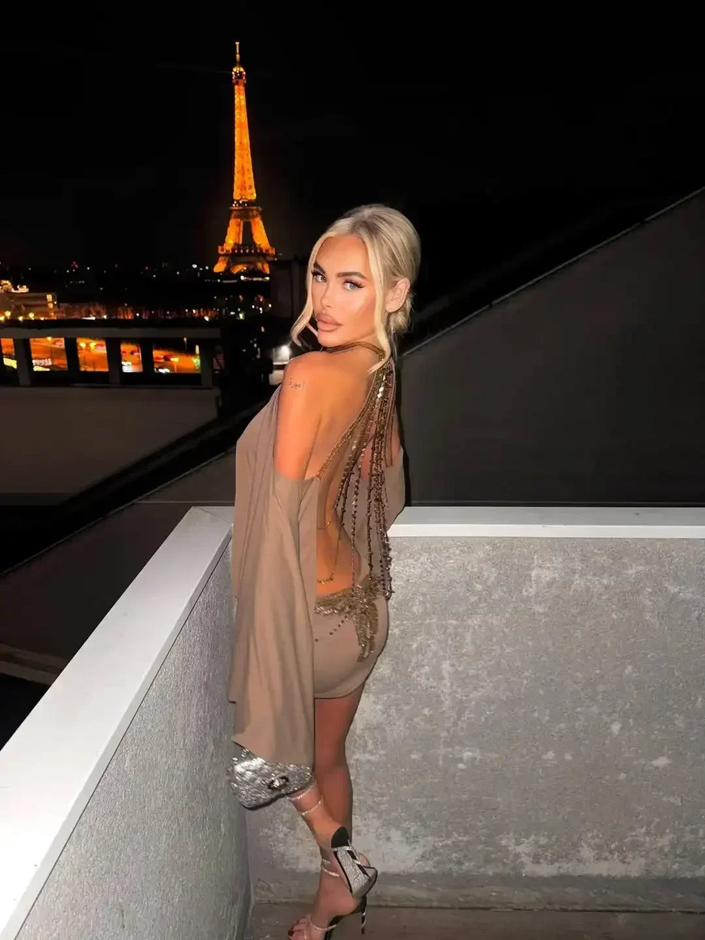 Chic Backless Batwing Sleeves Short Dress Women Sexy Solid Off Shoulder Hip Hugging Mini Dresses 2026 Spring Lady Vestidos New