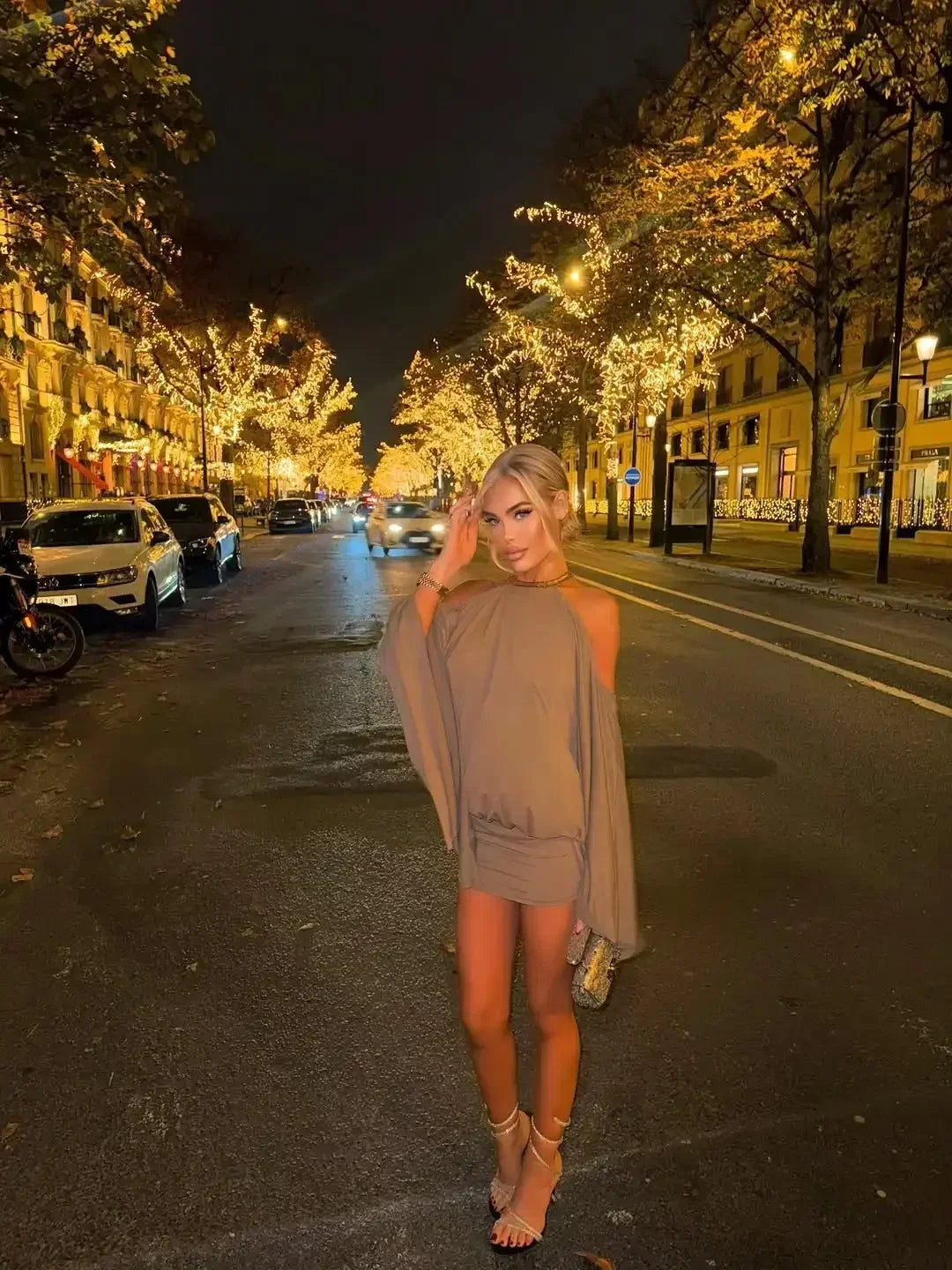 Chic Backless Batwing Sleeves Short Dress Women Sexy Solid Off Shoulder Hip Hugging Mini Dresses 2026 Spring Lady Vestidos New