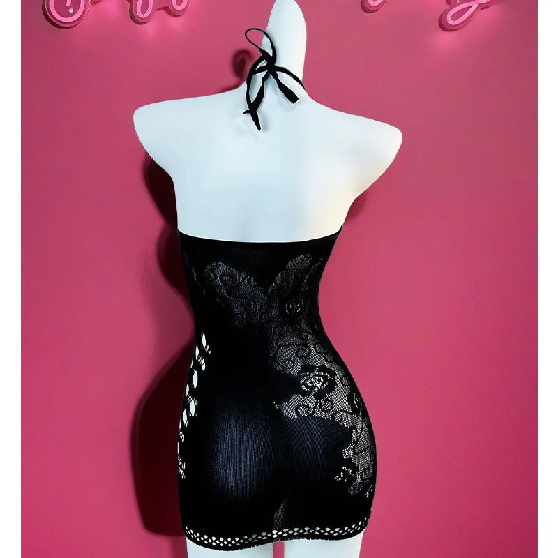 1PC Sexy Women Fishnet Cover Up Without Bikini Hollow Out Bodycon Dress  See Through Beachwear Summer Women's Swimwear DSH786