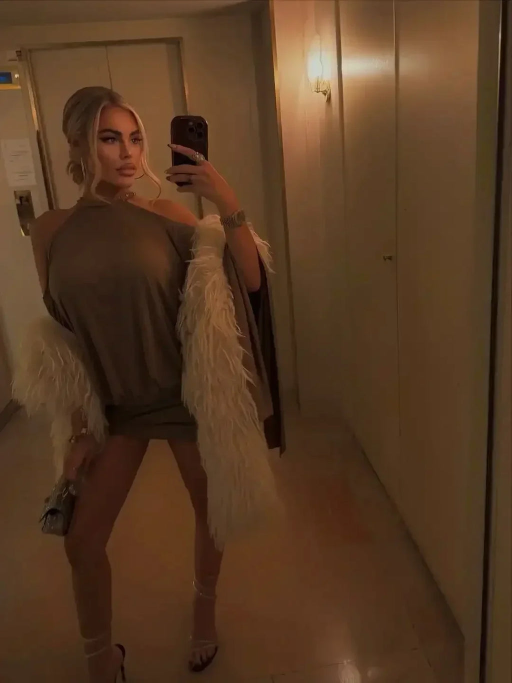 Chic Backless Batwing Sleeves Short Dress Women Sexy Solid Off Shoulder Hip Hugging Mini Dresses 2026 Spring Lady Vestidos New