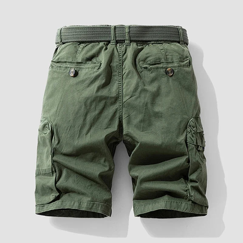 New Summer Men Cargo Shorts Mens Fashion Cotton Beach Multi Pocket Shorts Man Spring Casual Joggers Shorts Male Dropshipping
